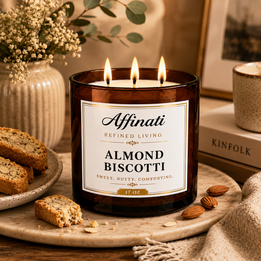 Almond Biscotti 3-Wick Candle