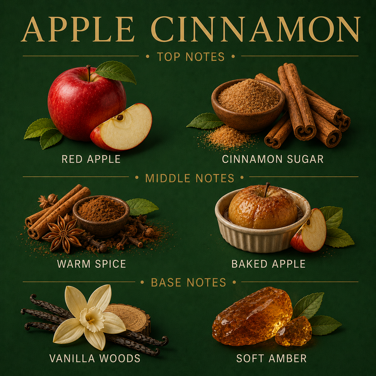 Apple Cinnamon 3-Wick Candle