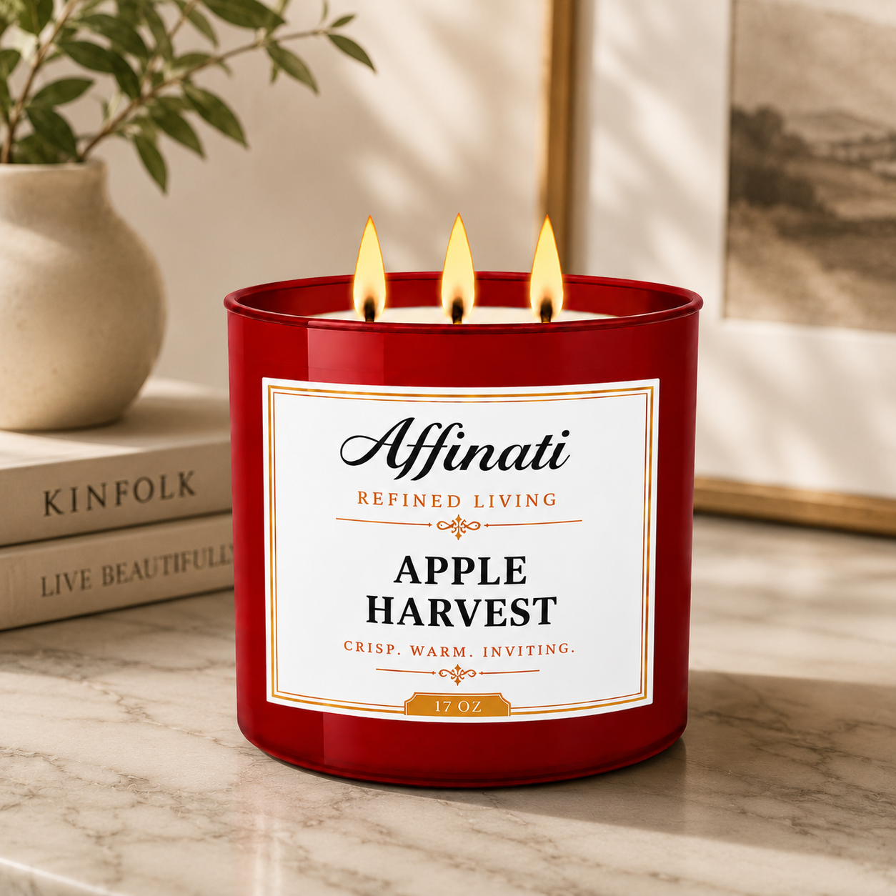 Apple Harvest 3-Wick Candle