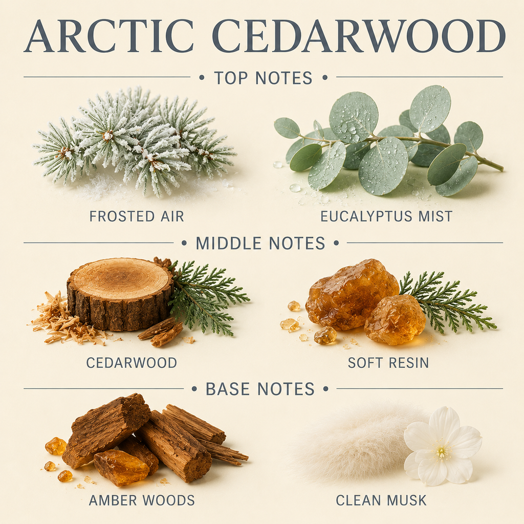 Arctic Cedarwood 3-Wick Candle