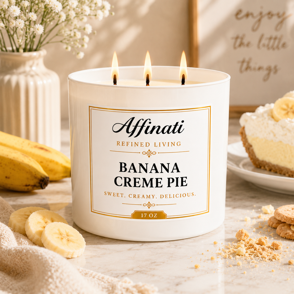 Banana Creme Pie 3-Wick Candle