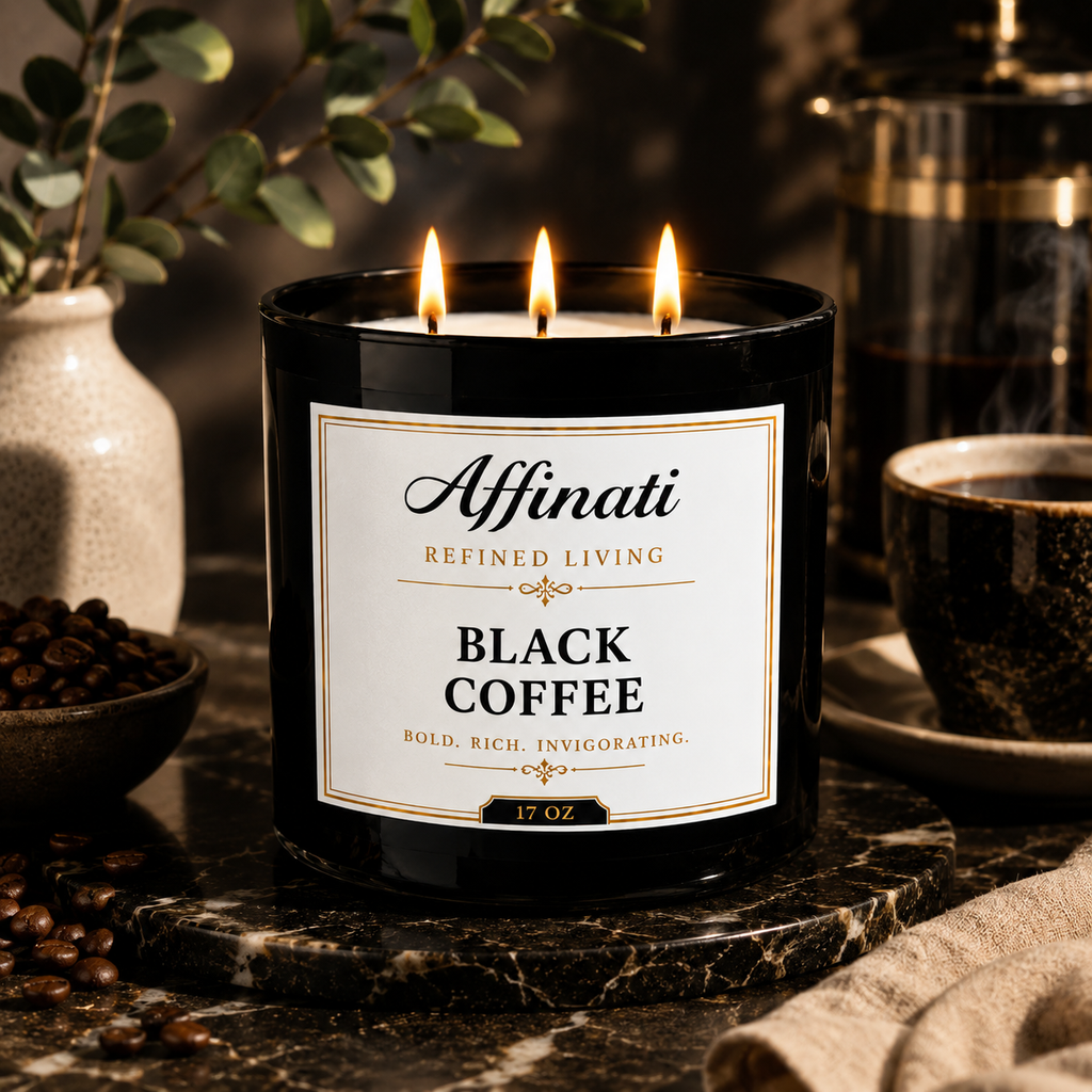 Black Coffee 3-Wick Candle