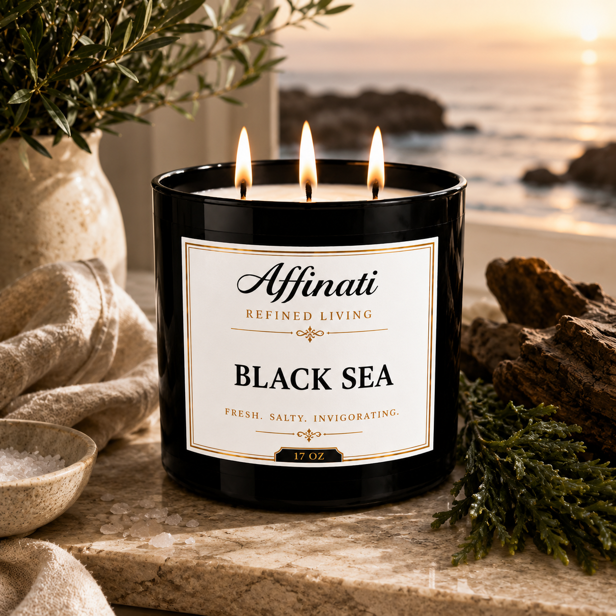 Black Sea 3-Wick Candle