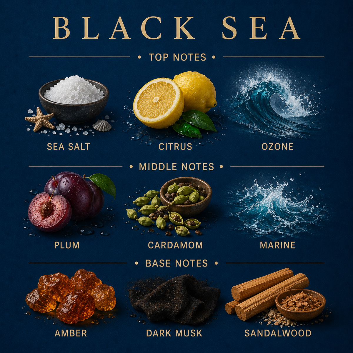 Black Sea 3-Wick Candle