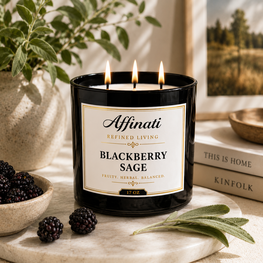 Blackberry Sage 3-Wick Candle