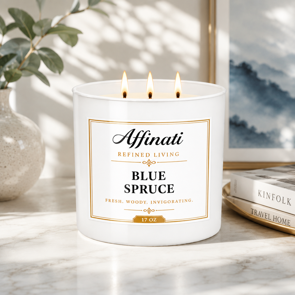 Blue Spruce 3-Wick Candle