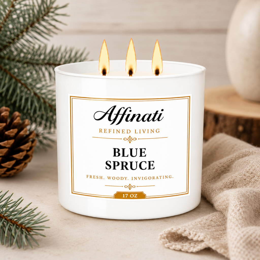 Blue Spruce 3-Wick Candle