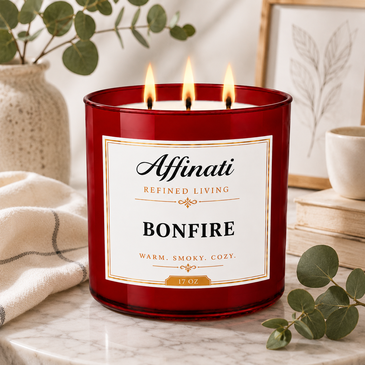 Bonfire 3-Wick Candle
