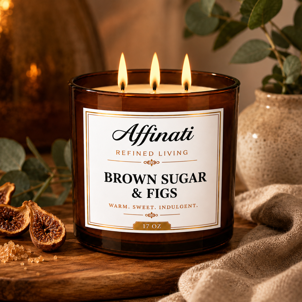 Brown Sugar & Figs 3-Wick Candle
