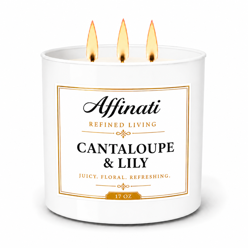 Cantaloupe & Lily 3-Wick Candle
