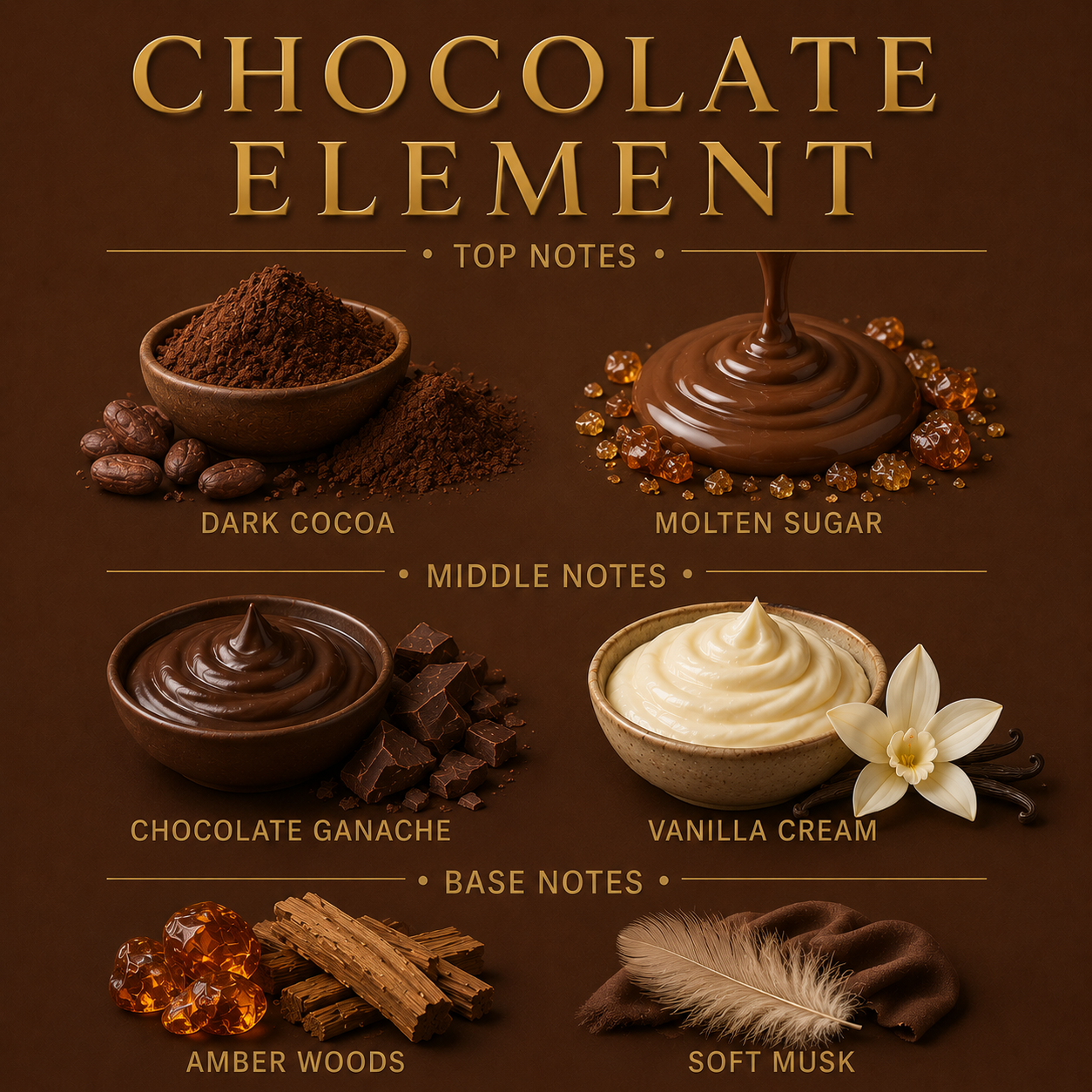 Chocolate Element 3-Wick Candle
