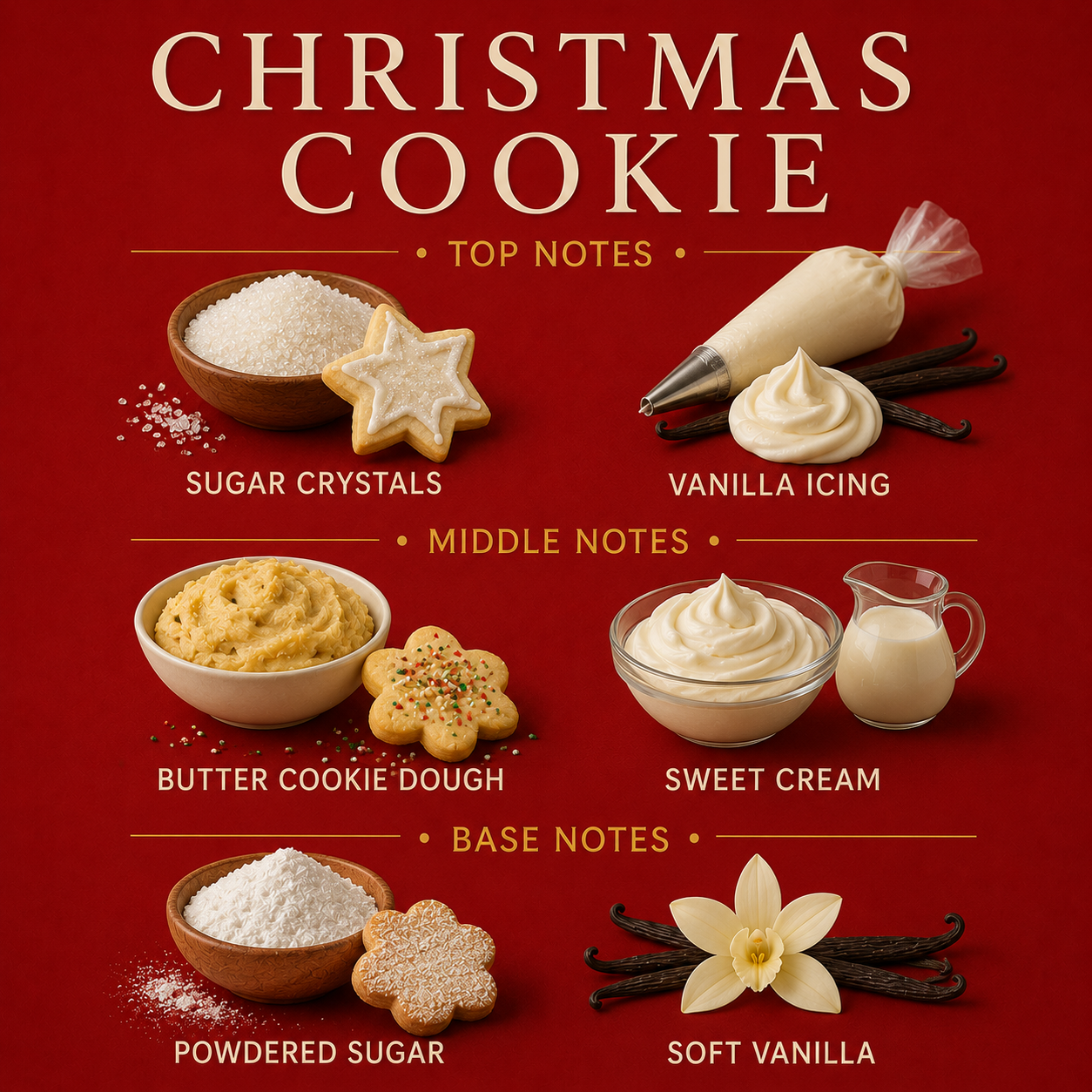 Christmas Cookie 3-Wick Candle