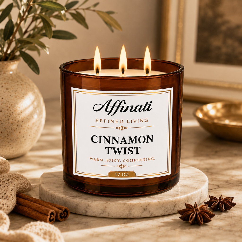 Cinnamon Twist 3-Wick Candle