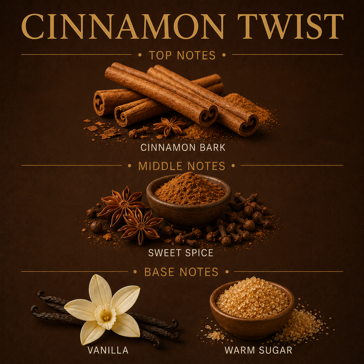 Cinnamon Twist 3-Wick Candle