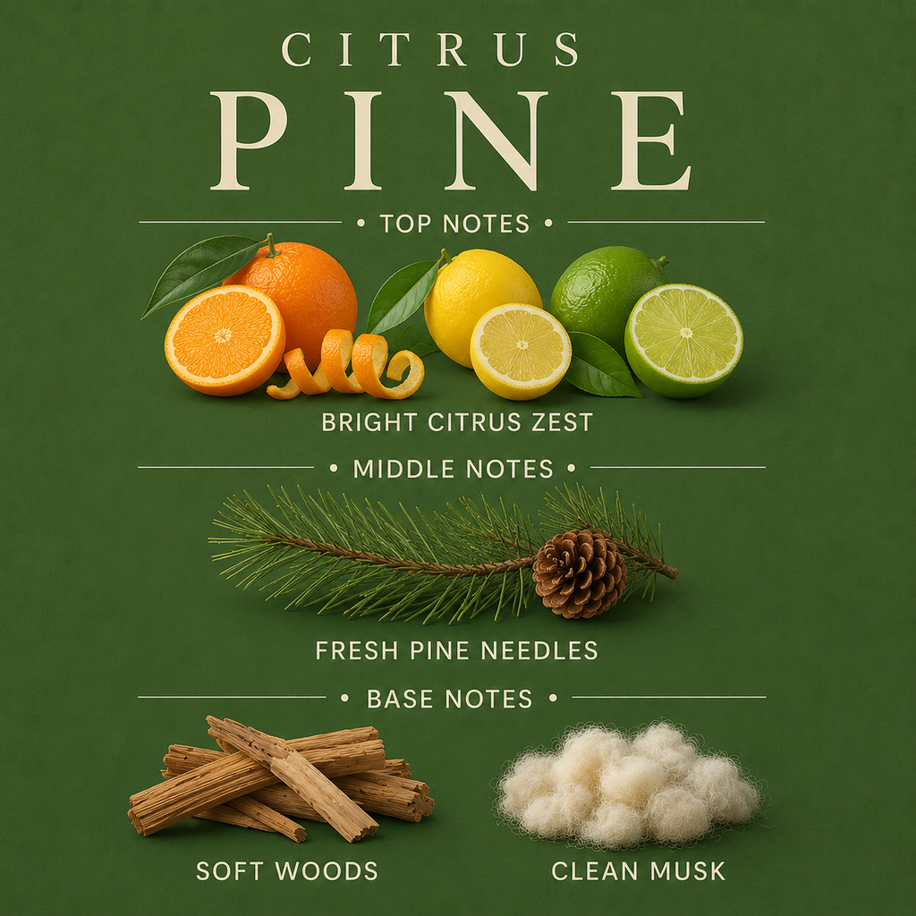 Citrus Pine 3-Wick Candle