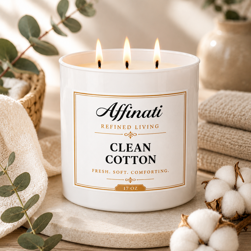 Clean Cotton 3-Wick Candle
