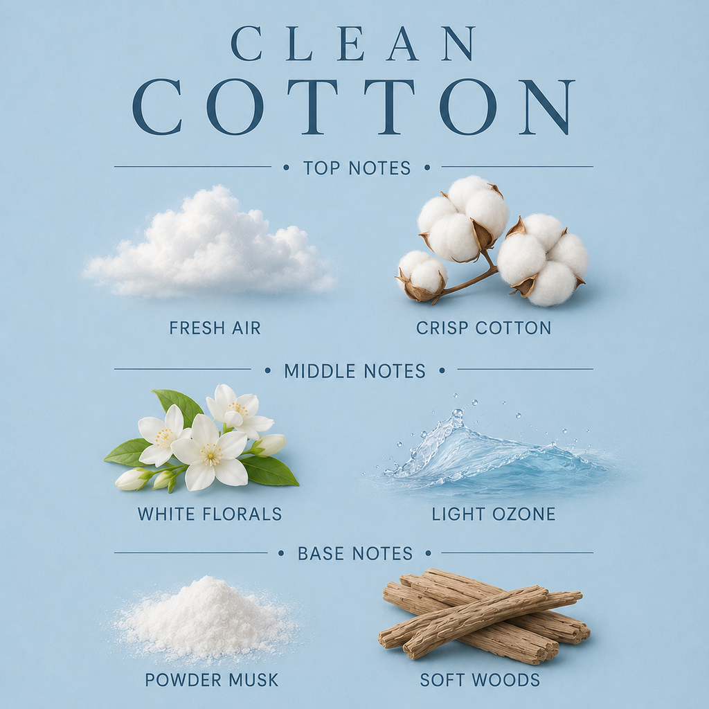 Clean Cotton 3-Wick Candle