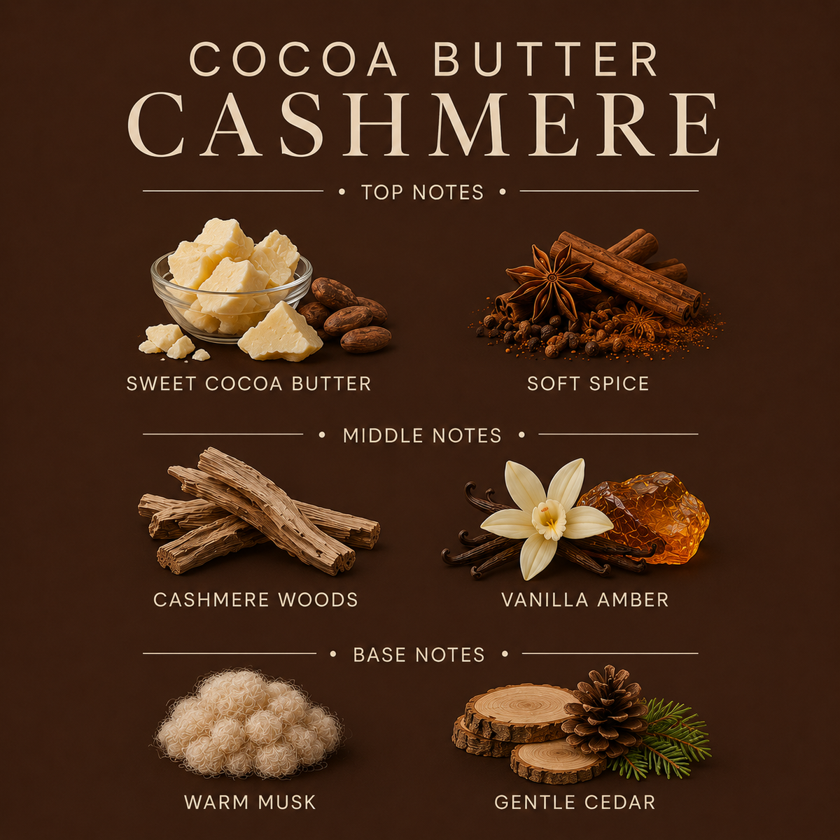 Cocoa Butter Cashmere 3-Wick Candle
