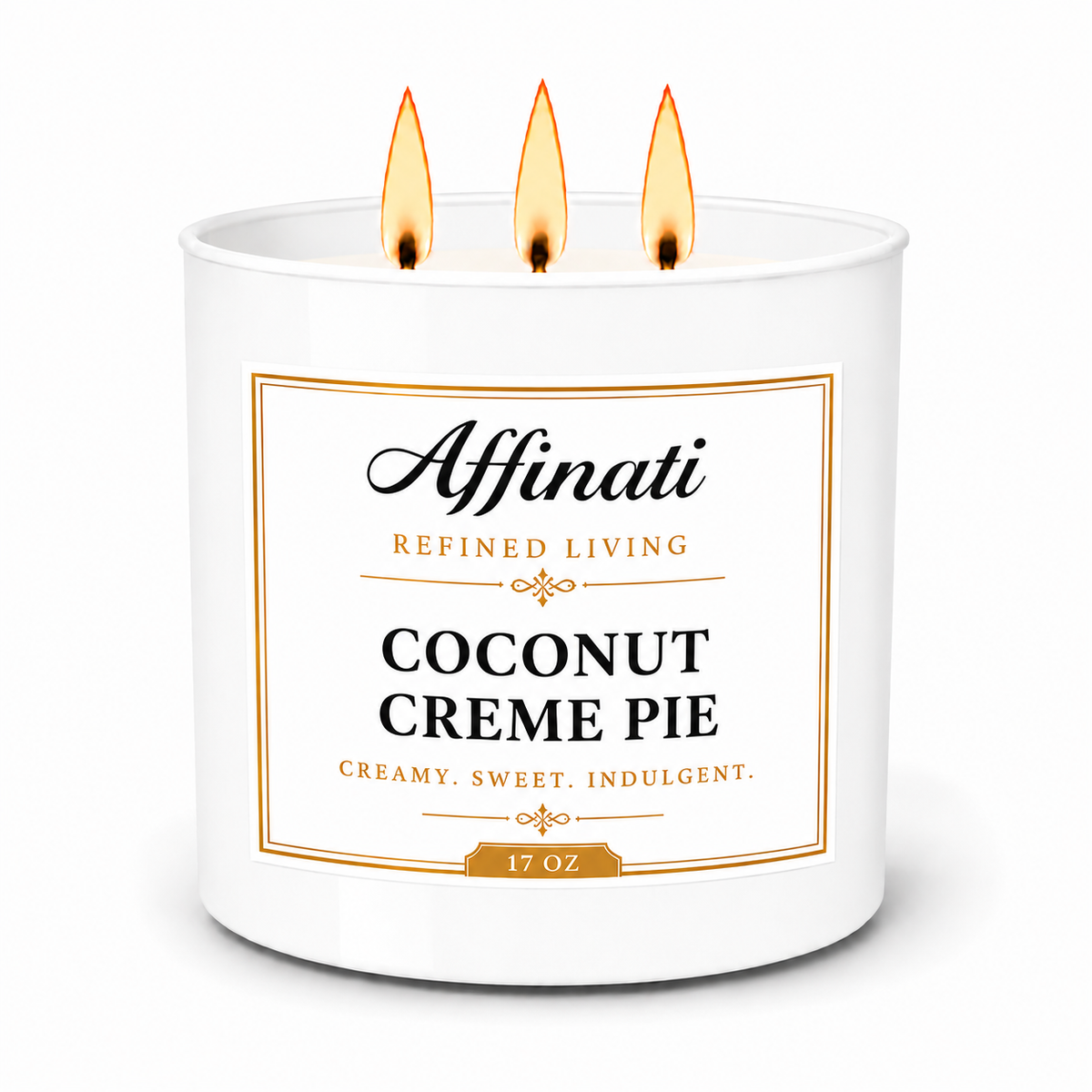 Coconut Creme Pie 3-Wick Candle