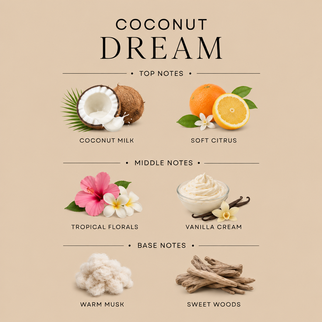 Coconut Dream 3-Wick Candle