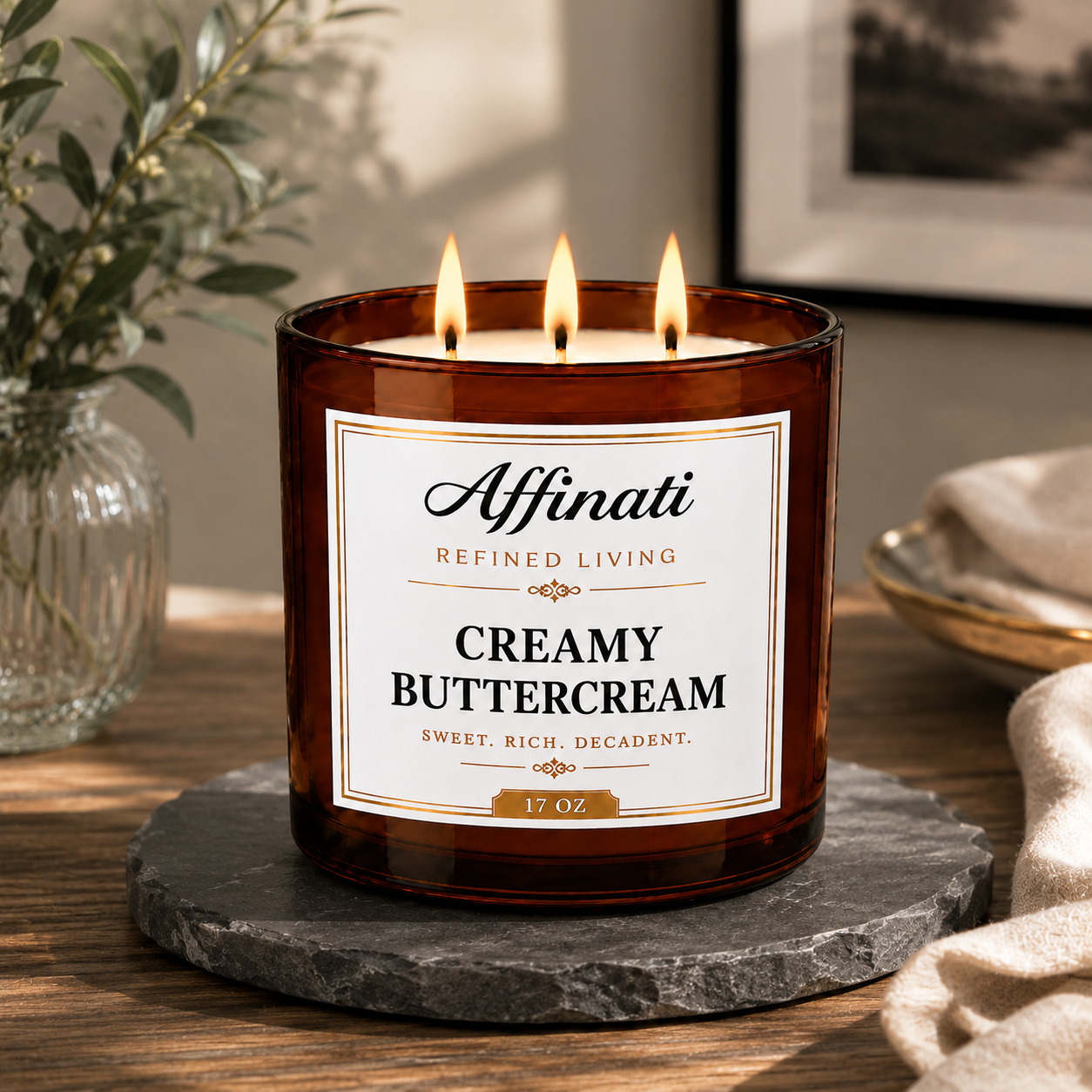 Creamy Buttercream 3-Wick Candle