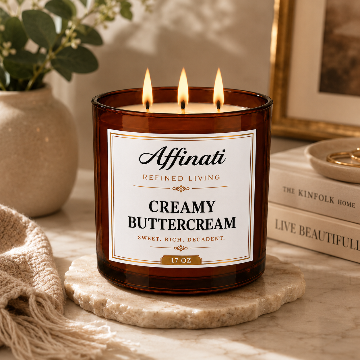 Creamy Buttercream 3-Wick Candle