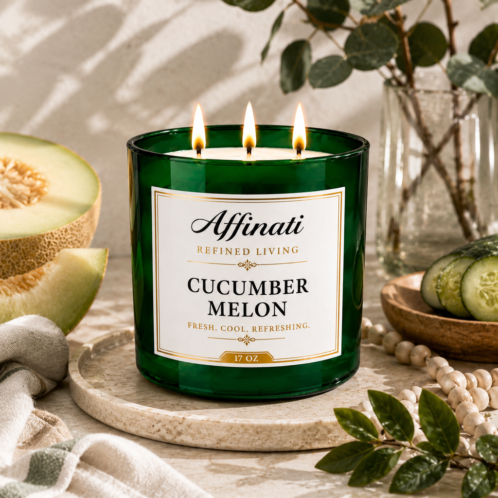 Cucumber Melon 3-Wick Candle