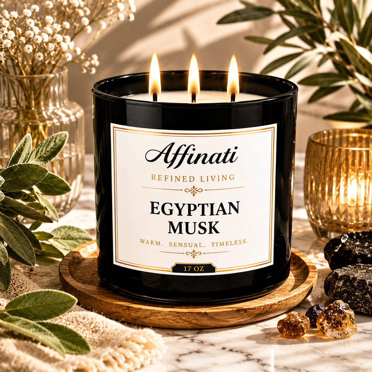 Egyptian Musk 3-Wick Candle