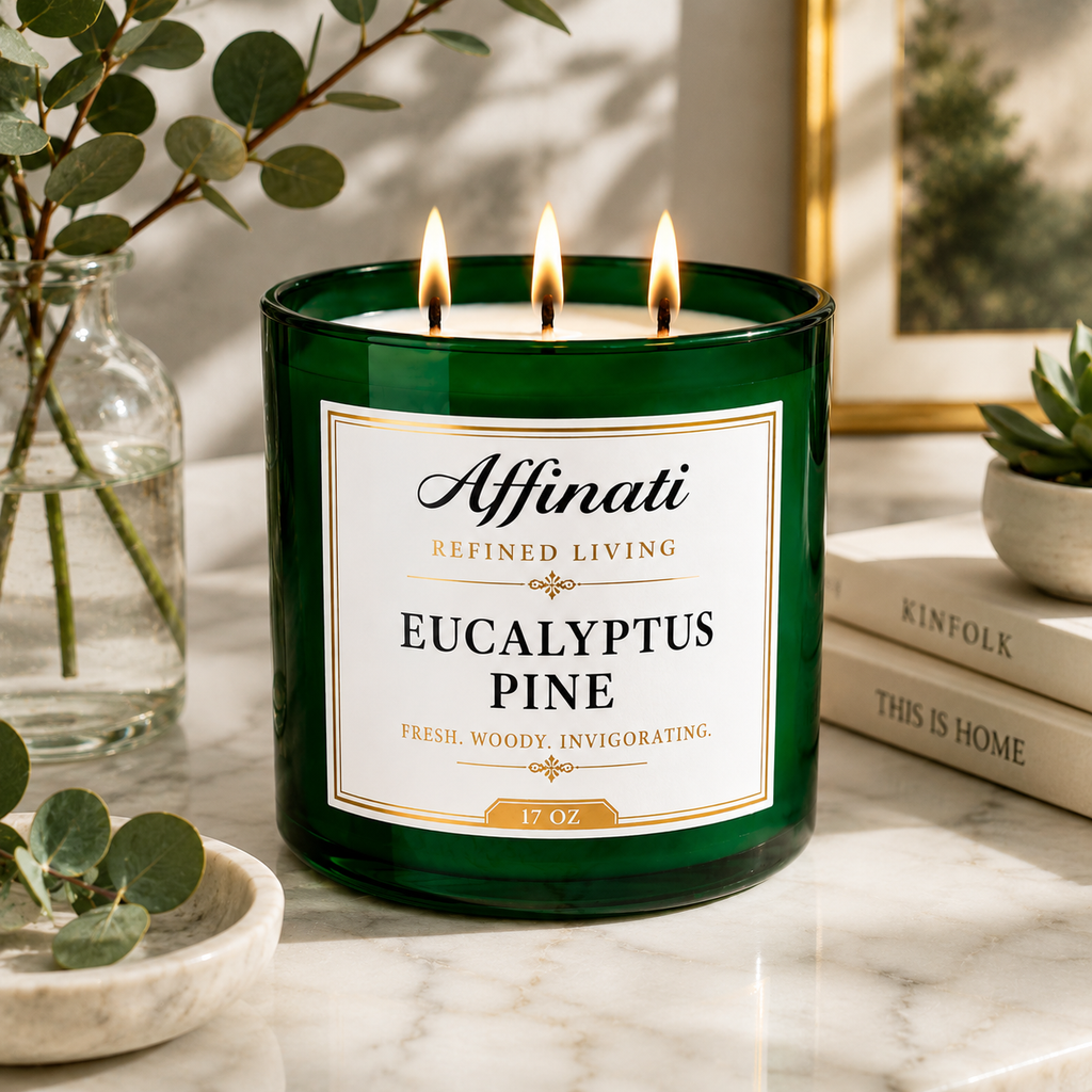 Eucalyptus Pine 3-Wick Candle