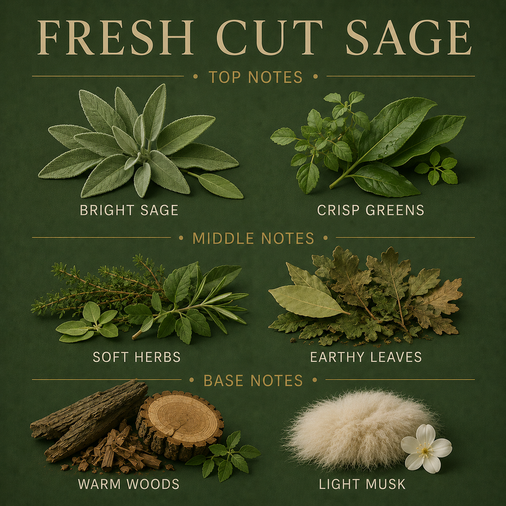 Fresh Cut Sage 3-Wick Candle