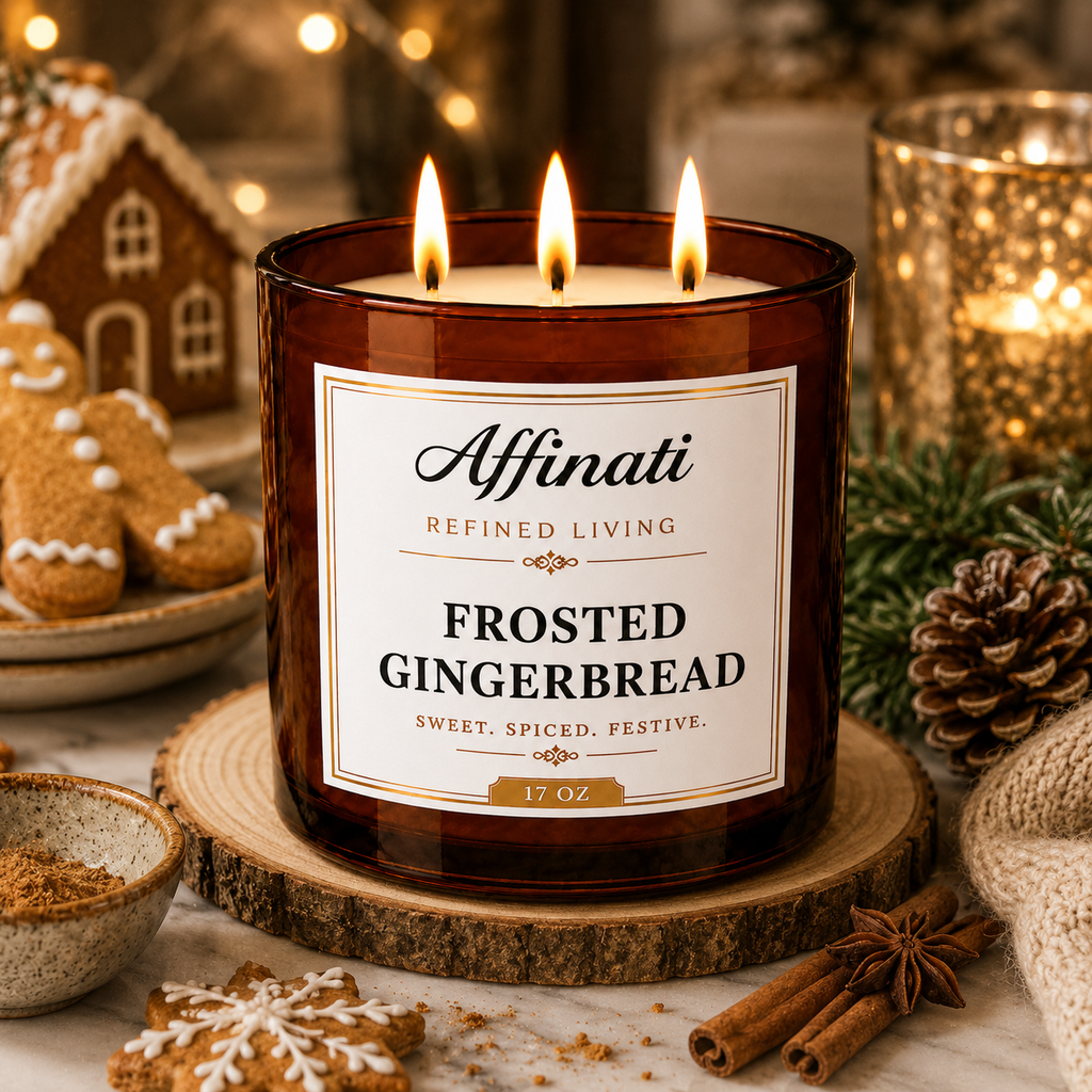 Frosted Gingerbread 3-Wick Candle