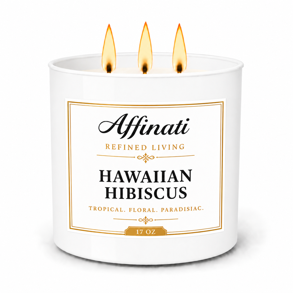 Hawaiian Hibiscus 3-Wick Candle