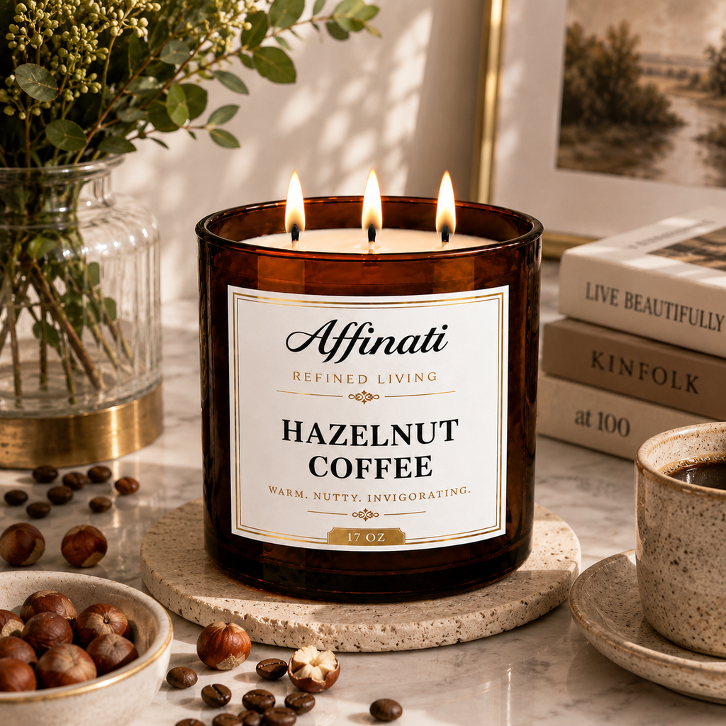 Hazelnut Coffee 3-Wick Candle