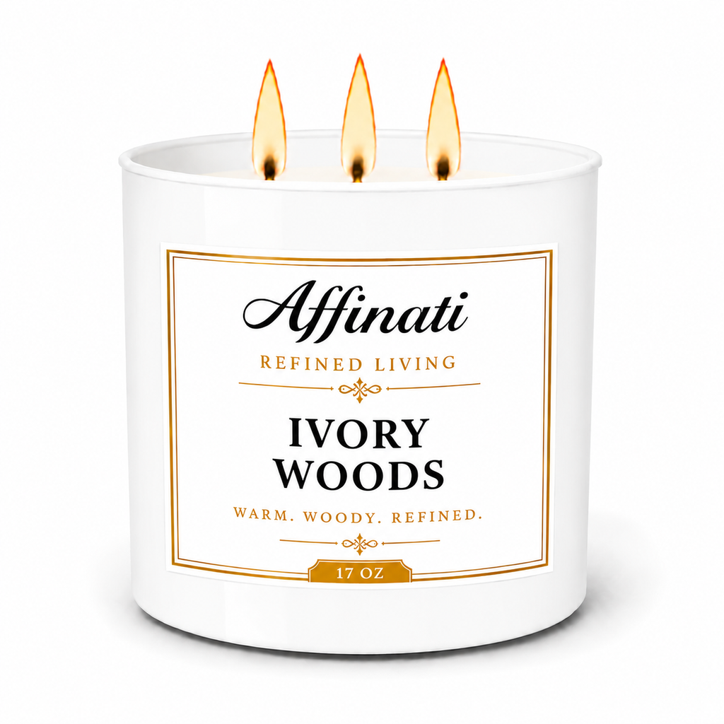 Ivory Woods 3-Wick Candle