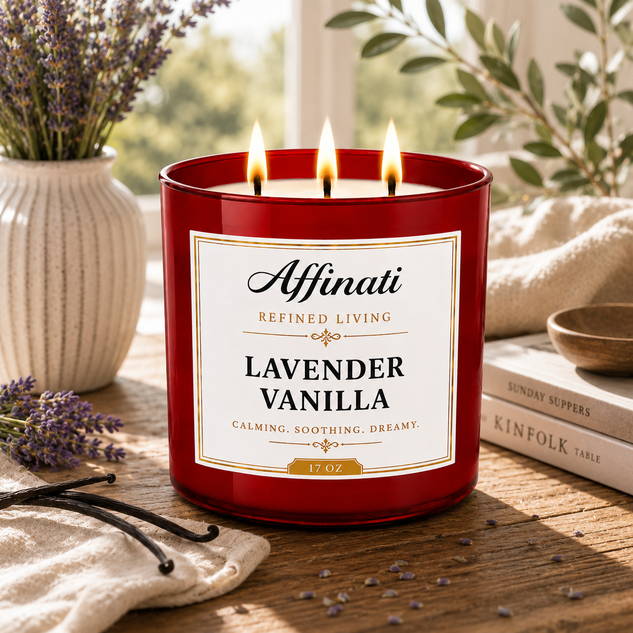 Lavender Vanilla 3-Wick Candle
