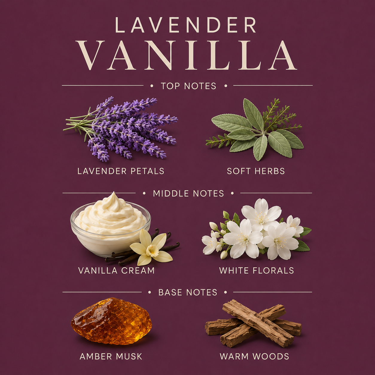 Lavender Vanilla 3-Wick Candle