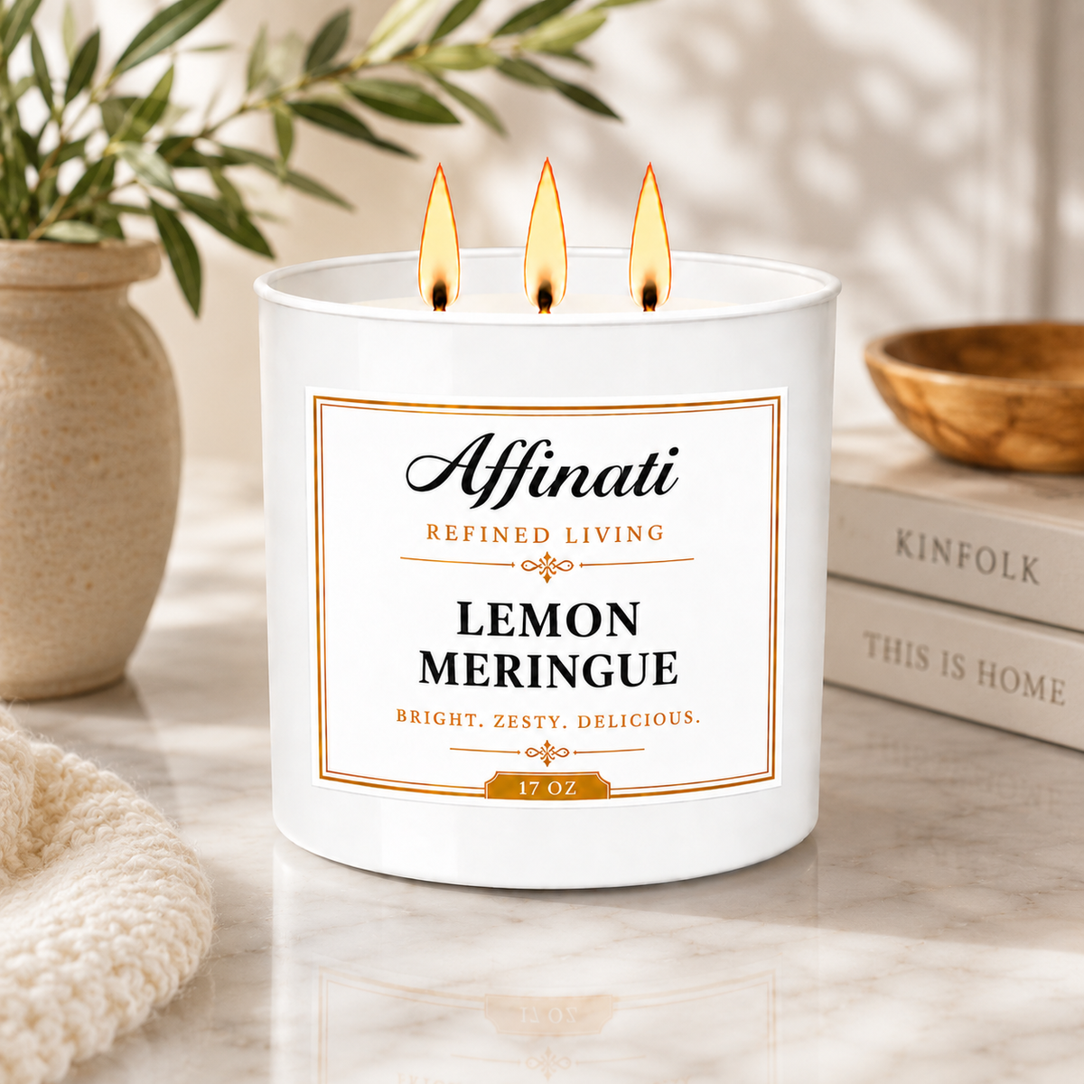 Lemon Meringue 3-Wick Candle