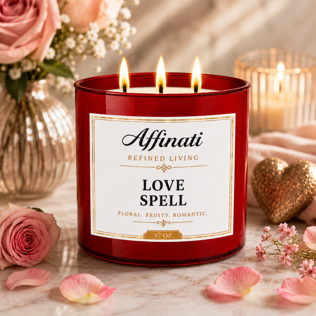 Love Spell 3-Wick Candle