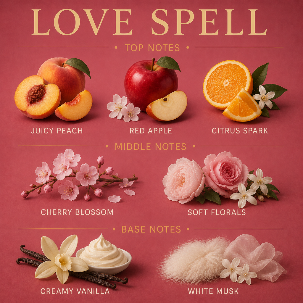 Love Spell 3-Wick Candle