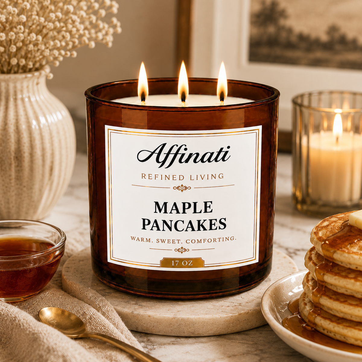 Maple Pancakes 3-Wick Candle
