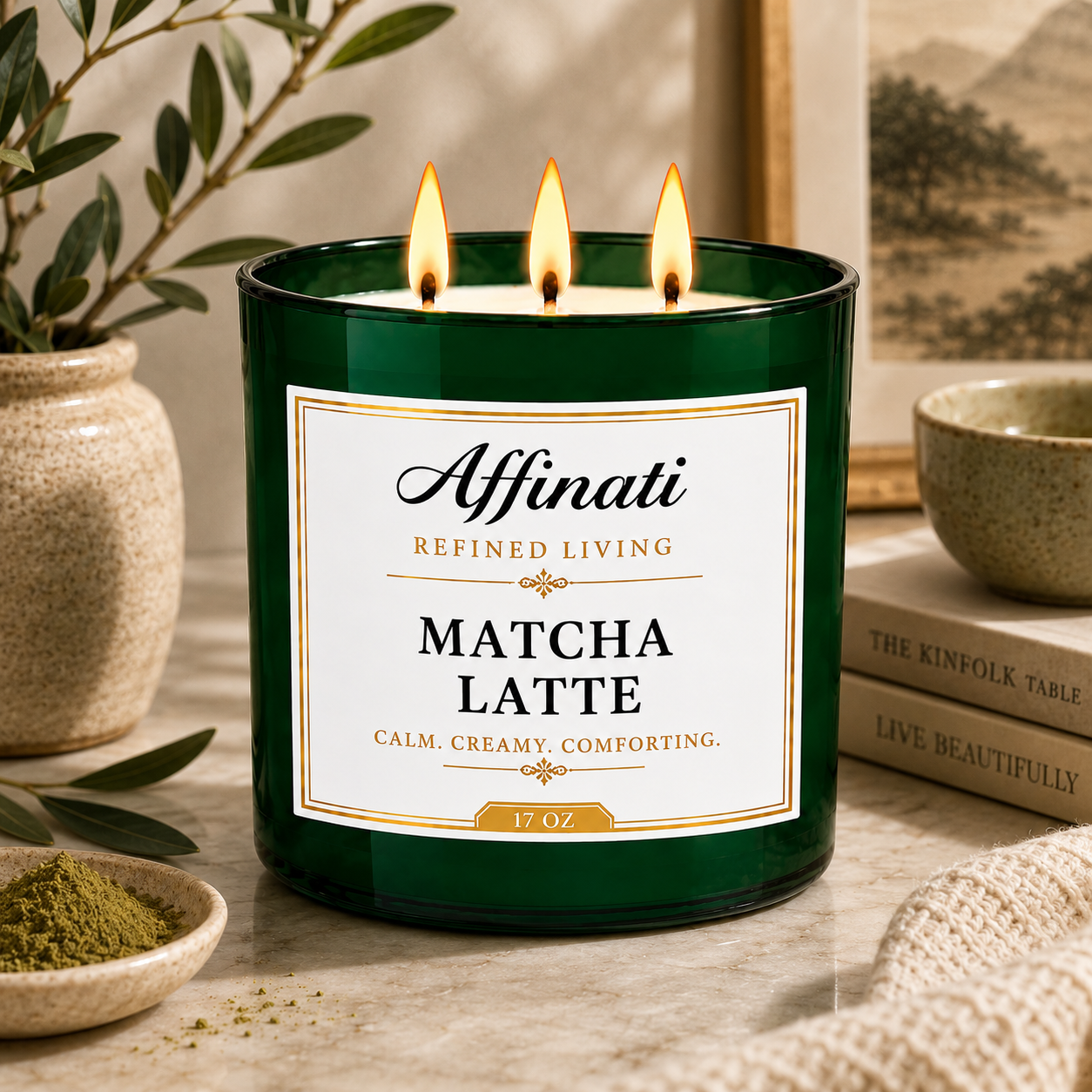 Matcha Latte 3-Wick Candle