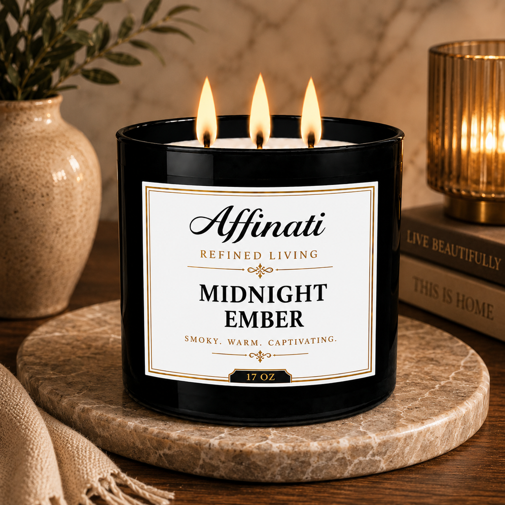 Midnight Ember 3-Wick Candle