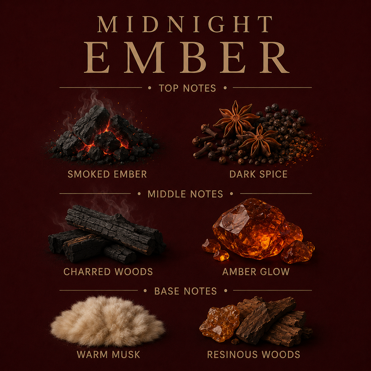 Midnight Ember 3-Wick Candle