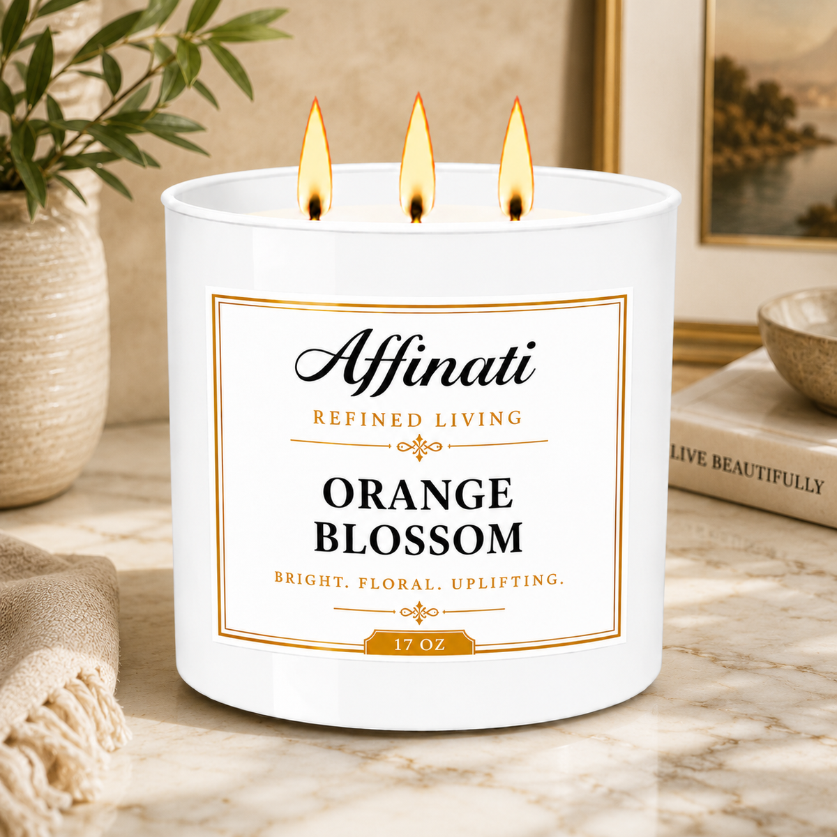 Orange Blossom 3-Wick Candle