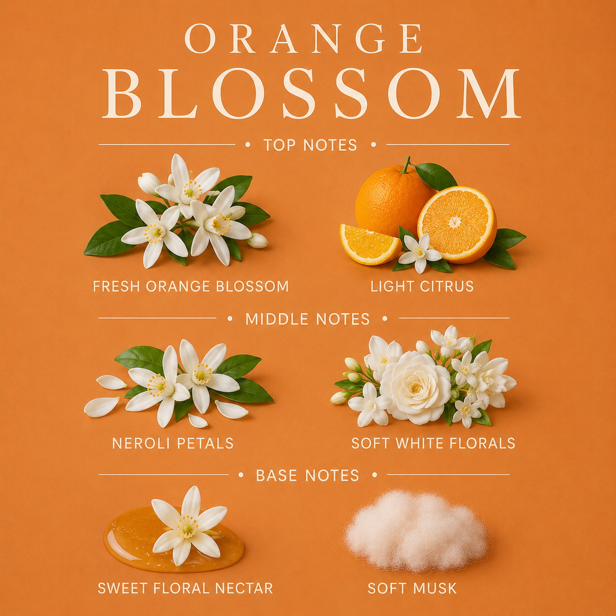 Orange Blossom 3-Wick Candle