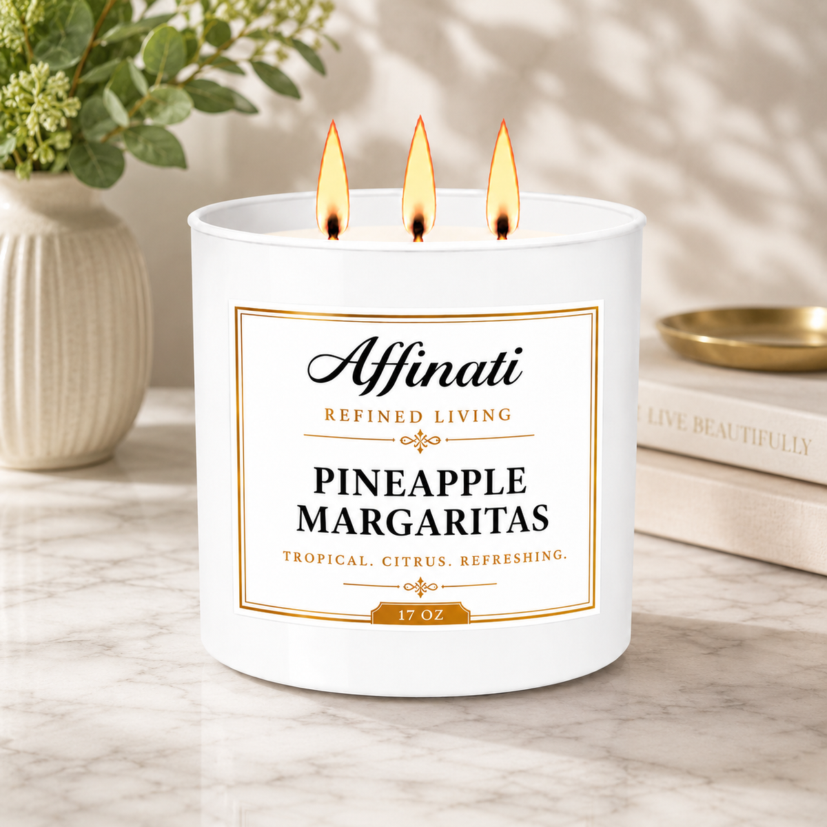 Pineapple Margaritas 3-Wick Candle