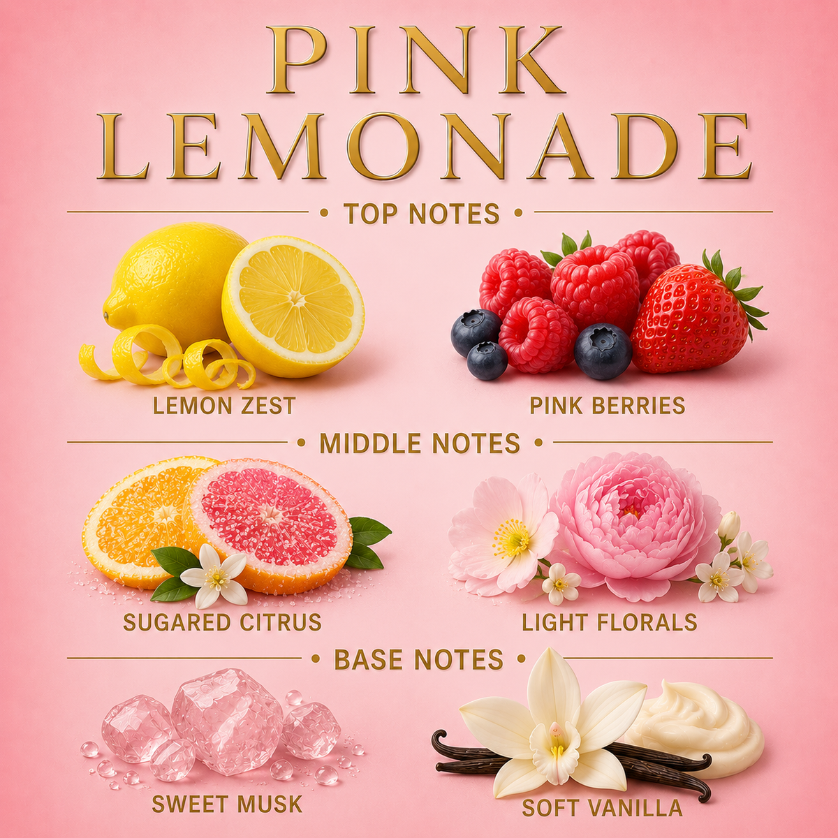 Pink Lemonade 3-Wick Candle