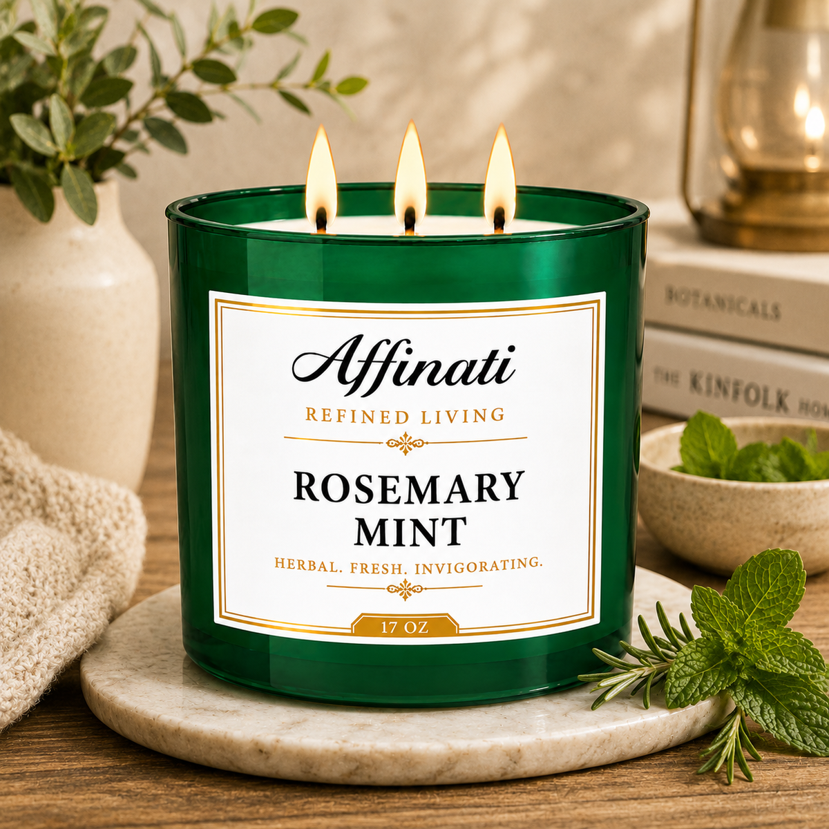 Rosemary Mint 3-Wick Candle
