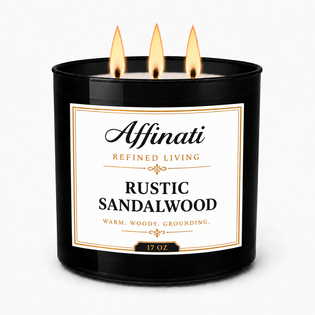 Rustic Sandalwood 3-Wick Candle