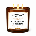 Sandalwood & Jasmine 3-Wick Candle